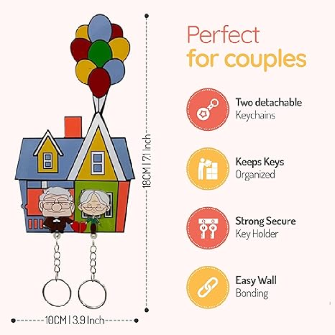 Romantic Couple Keychain Set - Perfect Gift for Him & Her