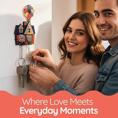 Romantic Couple Keychain Set - Perfect Gift for Him & Her